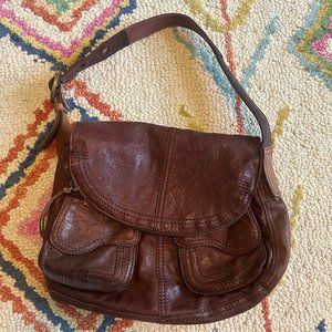 Lucky Brand Lamb Leather Hobo Shoulder Purse